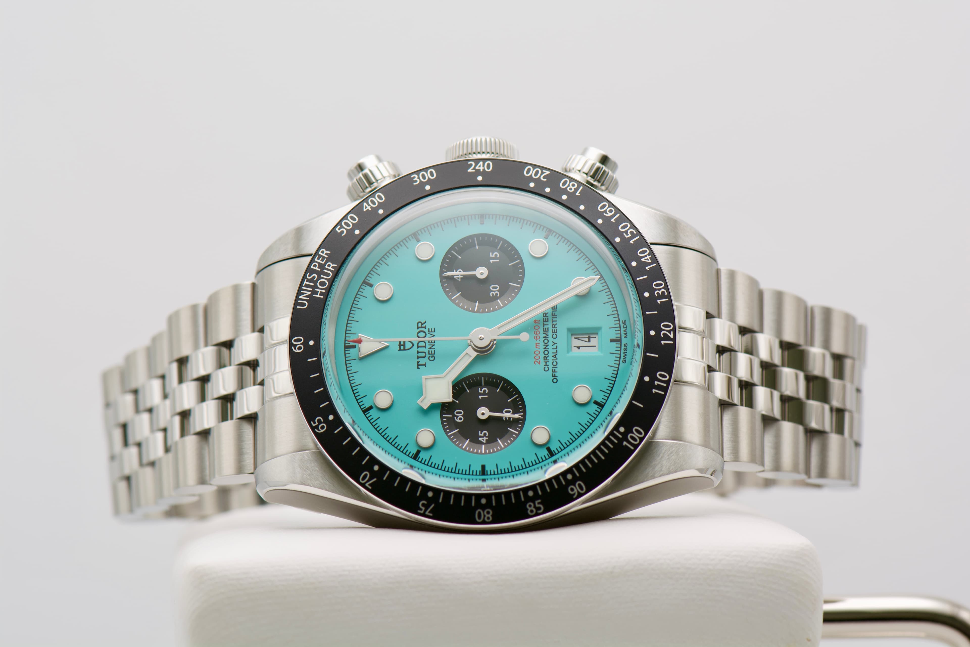 Tudor Black Bay Chrono Flamingo Blue — photo 2