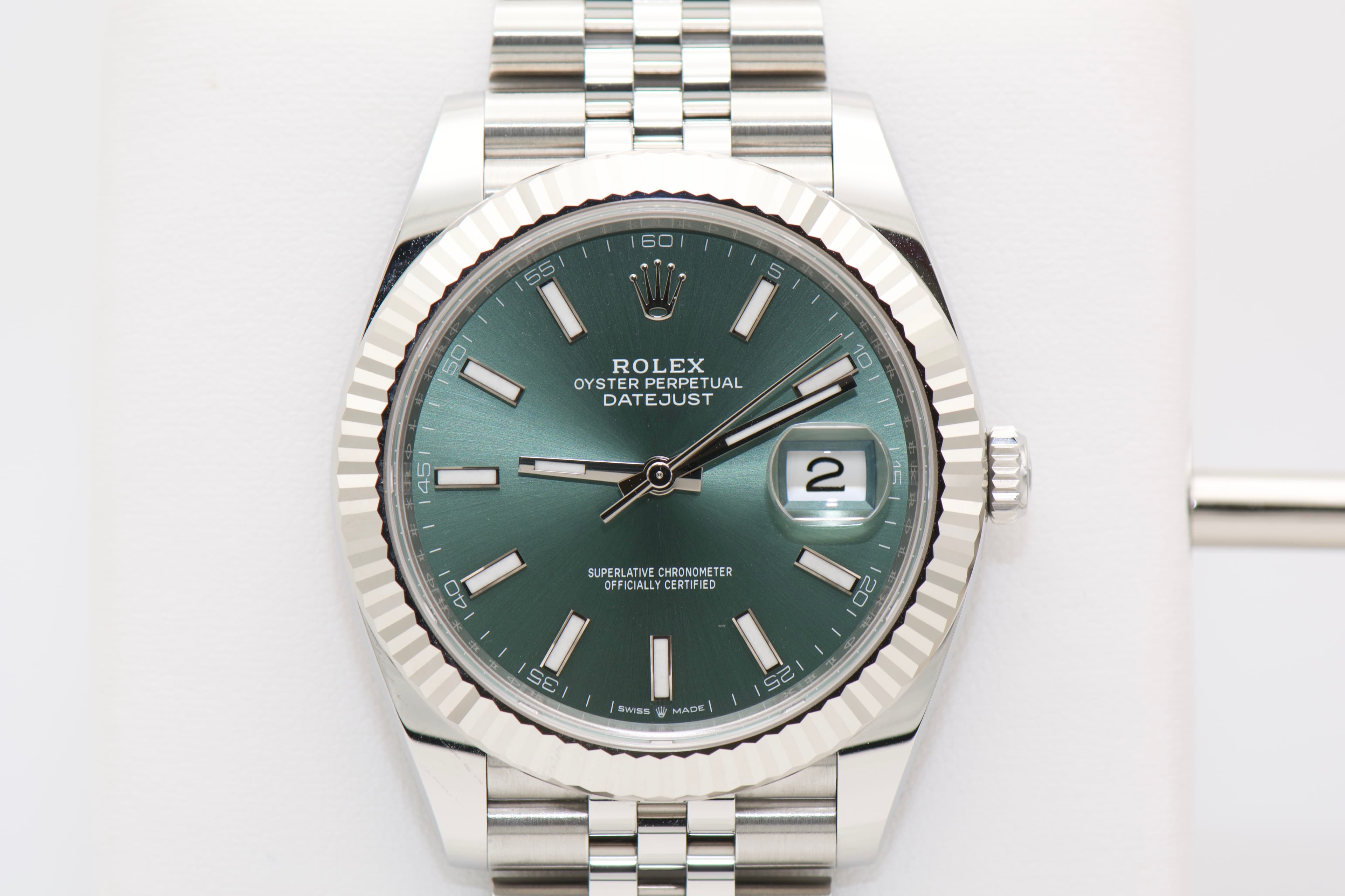 Rolex DateJust 41 Mint Green Dial