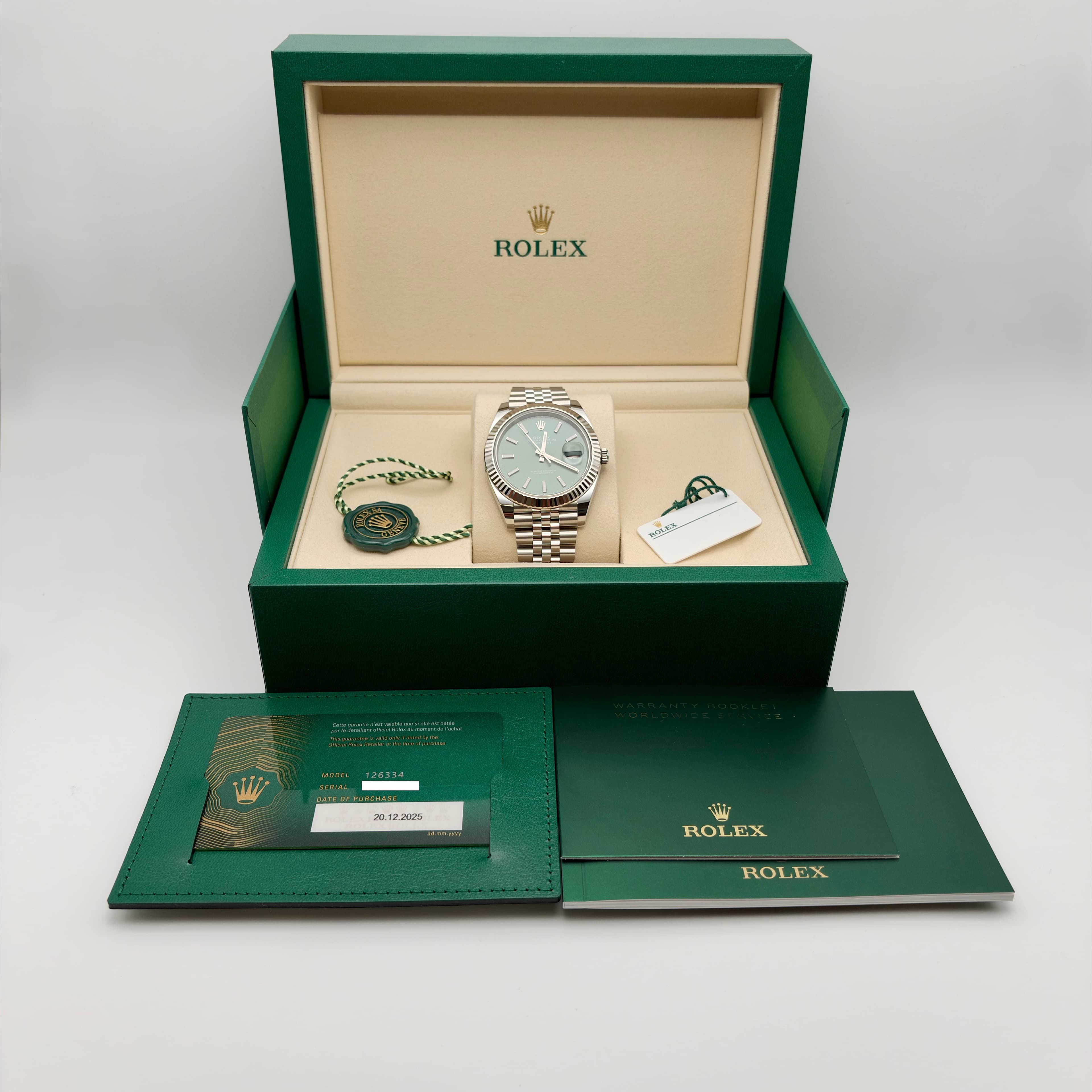 Rolex DateJust 41 Mint Green Dial — photo 6