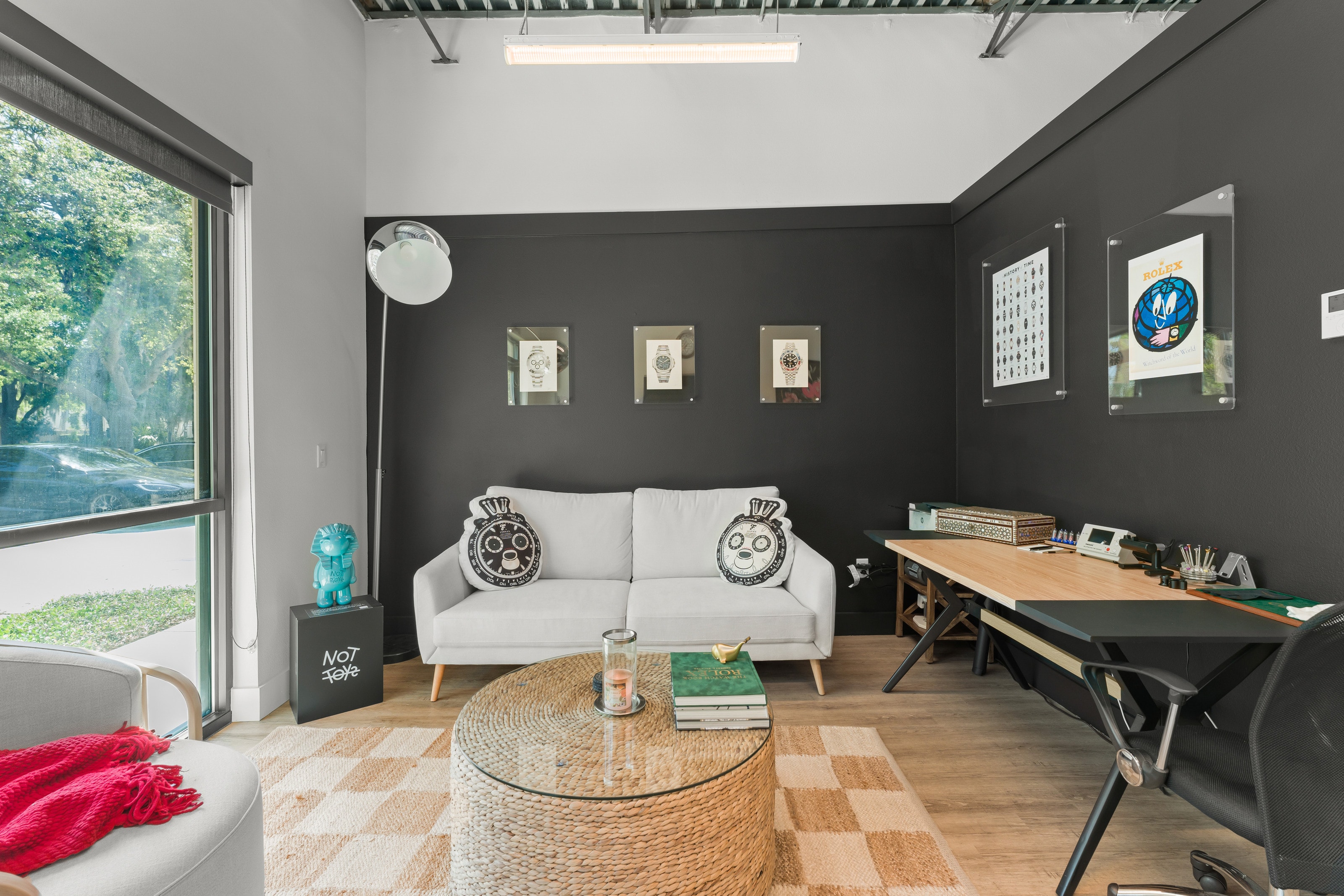Inside the Curated Timepieces studio in Winter Park